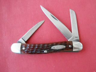 Case Xx 6318 3 Blade Stockman Bone Handles 1940 - 1964 Knife