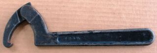 Vintage Fairmount Adjustable Hook Spanner Wrench 2” To 4 3/4” - Usa