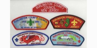 Boy Scout Csp Burlington County Council Complete Set