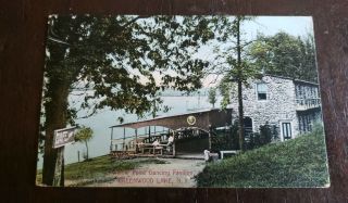 Early Willow Point Dancing Pavillion,  Greenwood Lake,  N.  Y.  Postcard