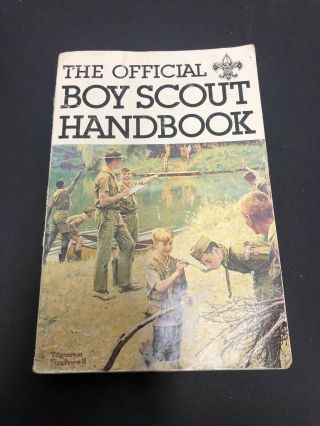 The Official Boy Scout Handbook 1979 Vintage,  Collectors,  Norman Rockwell