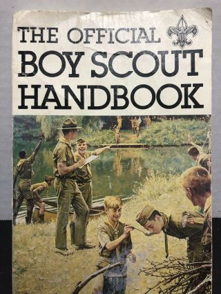 The Official Boy Scout Handbook 1979 vintage,  collectors,  Norman Rockwell 3