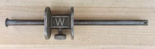 Antique Winchester W 9777 - Metal Marking Gauge Single Bar Double Face Head