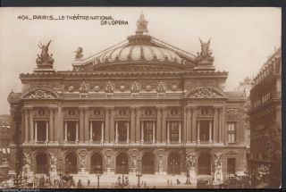 France Postcard - Paris - Le Theatre National De L 