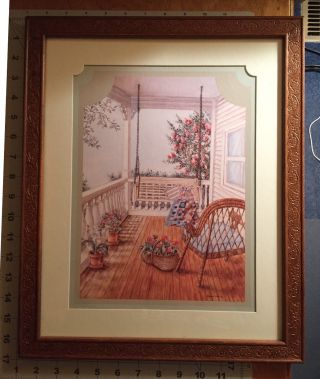 Vintage Homco Home Interiors Kay Lamb Shannon Wall Picture