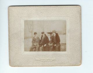 Antique Photo Pocket Kodak " At The Fountain " Eau Claire Wi C.  1895