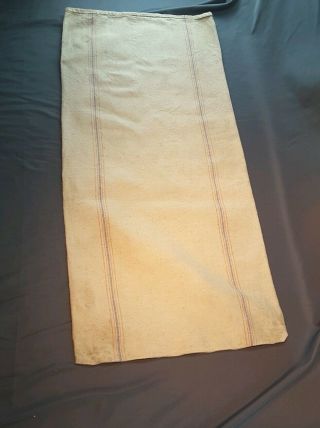 Vintage BEMIS A Seamless Cloth Canvas Seed Sack Feed Bag c.  1940 ' s (34d) 3