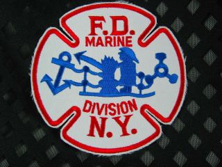 726 York Fire Department Fdny Marine Division Patch -