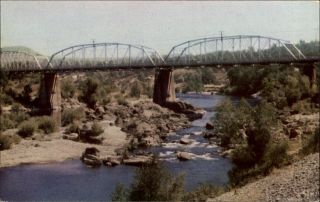 Bridge Over Feather River Marysville To Yuba City California 1960s