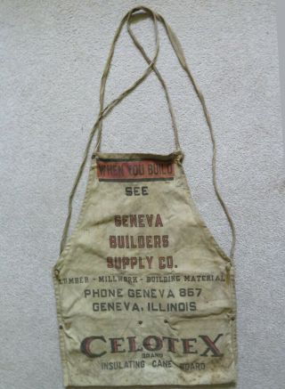 Geneva Illinois Builder Supply Co & Mid Valley Lumber Nail Tool Pouch Aprons 2