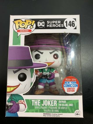 Funko Pop Dc The Joker Batman: The Killing Joke 146 Nycc Exclusive