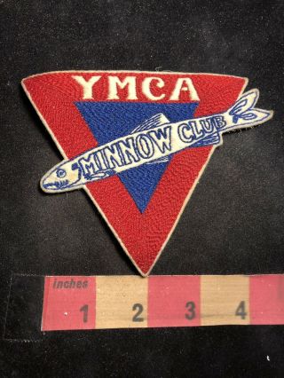 Vtg Circa 1950s Minnow Club Ymca Patch 91nt