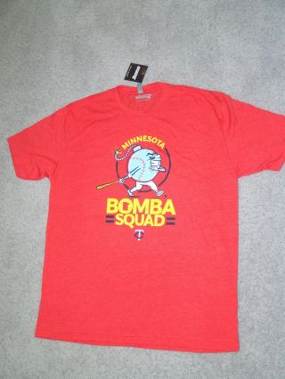 2019 Minnesota Twins Sga Bomba Squad Adult T - Shirt X - Large Xl Never Worn