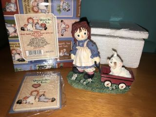 Raggedy Ann And Andy “good Deeds Fill The Heart With Joy " Enesco ❤️ Wagon