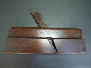 Wooden moulding plane round no 13 vintage old tool by Stewart 4