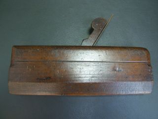 Wooden moulding plane round no 13 vintage old tool by Stewart 5