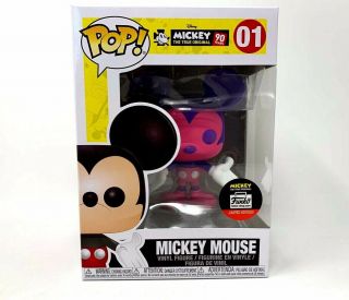 Funko Pop Disney Pink And Purple Mickey Mouse Funko Shop 90 Years 01