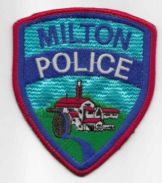 Milton Police Shoulder Patch Washington State