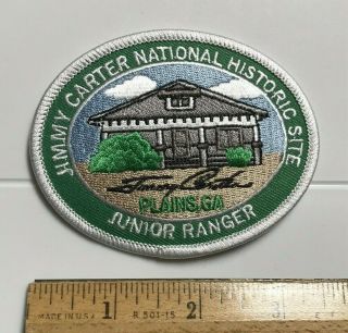 Jimmy Carter National Historic Site Plains Ga Junior Ranger Embroidered Patch