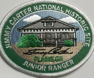 Jimmy Carter National Historic Site Plains GA Junior Ranger Embroidered Patch 2