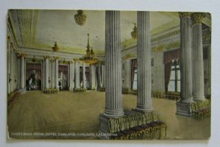 1915 Hotel Oakland Advertising postcard,  Panama - Pacific Exposition Postmark,  CA 2