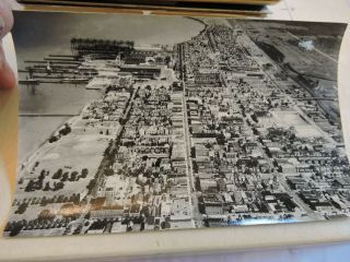 Orig 1939 4x6.  5 " Photo Aerial View Ship Yards Newport News Virginia Va