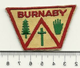Boy Scouts Of Canada Burnaby West District Badge