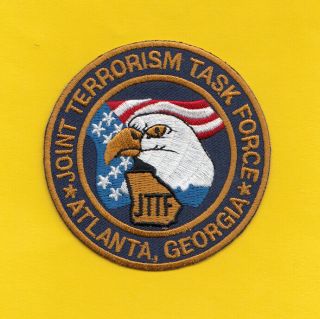 C12 Old Fboi Atlanta Jttf Joint Terror Hrt Police Patch Taskforce Fed Hrt Sog