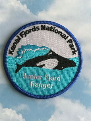 Junior Ranger Patch Kenai Fjords National Park Alaska