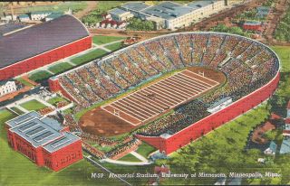 Football Stadium Minneapolis Mn Memorial Stadium University Of Minnesota Linen