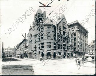 1934 Detroit Michigan Ymca Building At Corner Of Grand River Press Photo