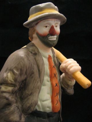 Emmett Kelly Jr.  Hobo Clown with Knapsack Figurine Flambro 1984 7