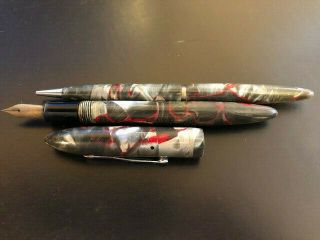 2 Sheaffer vintage fountain pens & mechanical pencils - Balance & Tuckaway (?) 2