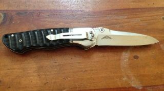 Benchmade 670 Apparition Folding Knife 154cm Stainless Polymer Grips Exc Cond
