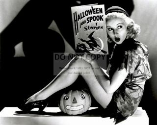 Betty Grable Sex Symbol Pin - Up - 8x10 Halloween Themed Publicity Photo (zy - 352)