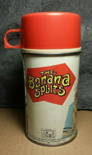 Vintage Thermos | Banana Splits | Metal | 1969 | Bottle No.  2889