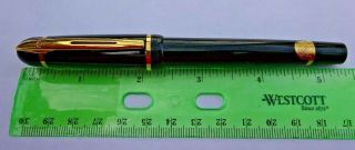 Waterman Phileas Black Rollerball Pen With Gold Trim