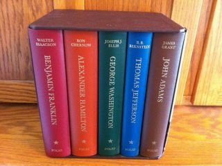 The Folio Society Lives Of The Founding Fathers Five Book Set