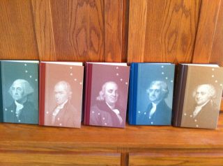The Folio Society Lives Of The Founding Fathers Five Book Set 5