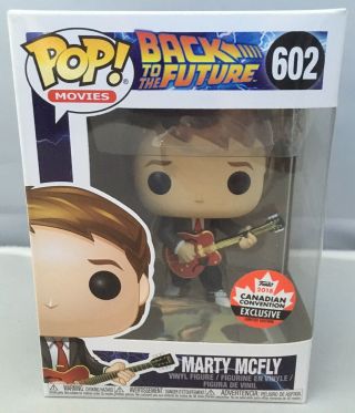 Funko Pop Marty Mcfly 602 Back To The Future Canadian Exclusive Expo