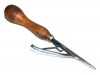 Vintage Rag Rug Making Tool,  Bodger Browns Patent Rug Needle