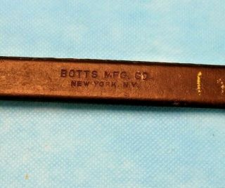 RARE Antique Tools • VINTAGE Crate Hammer Pry Bar Multitool • Botts Mfg.  NY 4