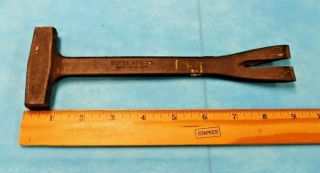 RARE Antique Tools • VINTAGE Crate Hammer Pry Bar Multitool • Botts Mfg.  NY 5