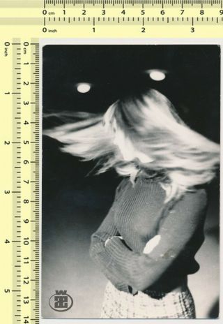 003 Abstract Waving Hair Blurry Motion Surreal Woman Portrait Old Photo