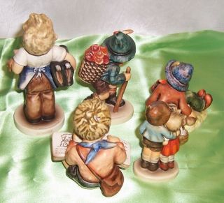 Hummel Germany 5 Figurines Large Boots & Thoughtful & 3 Others 2