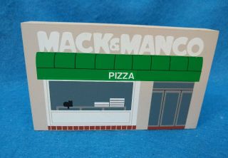 Mack & Manco Pizza Est 1956 Ocean City Pier Nj Cats Meow Village 1994 Signed