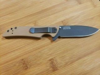 Kershaw 1760brnckt Skyline Brown Flipper Knife Limited Edition G10 Rare
