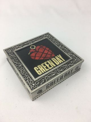 Green Day Metal Trinket Box & Pen
