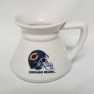 Chicago Bears No Spills Coffee Mug Travel Cup Wide Base Tapered Ceramic