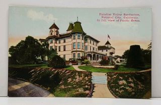 Paradise Valley Sanitarium National City California Vintage Postcard G9